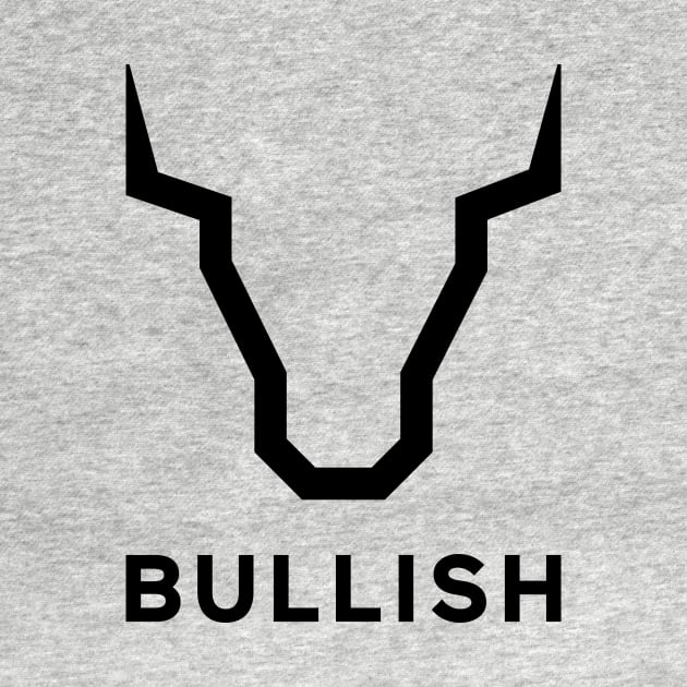 Bullish Black Logo - Bullish Crypto - Bullish Trend by Magicform